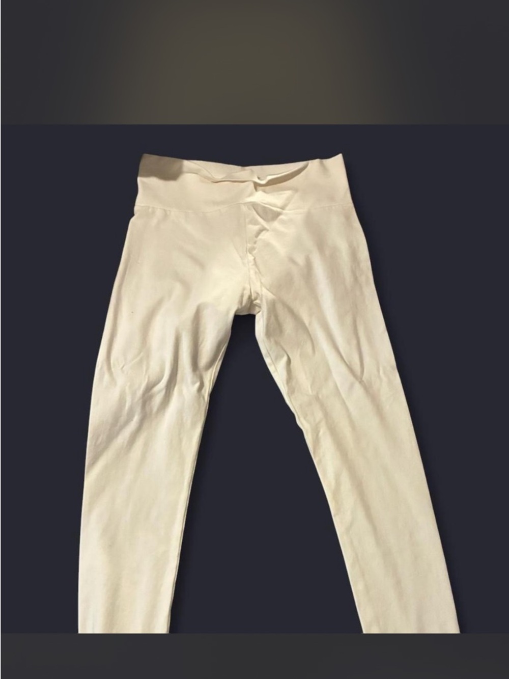 Forever 21 Cream High-Waist Leggings NWOT size Large